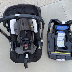 Doona Car Stroller With Infant Inserts + Car Base