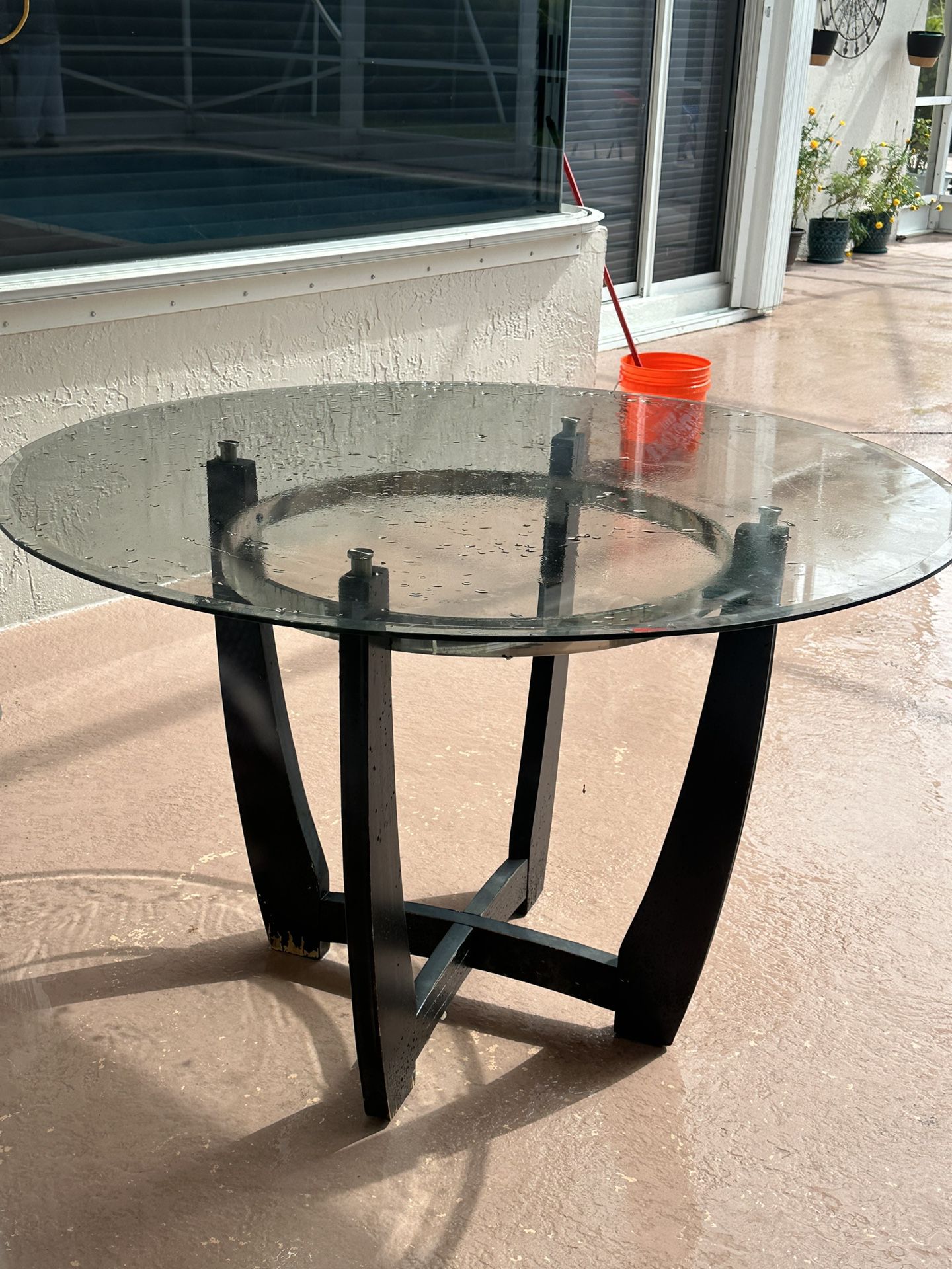 Round Glass Table FREE