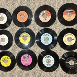 Lot Of 38 45 RPM Records Small Obscure Labels Doo Wop Soul R&B Funk Teen As Is Uncleaned Untested Low grade to Vg 