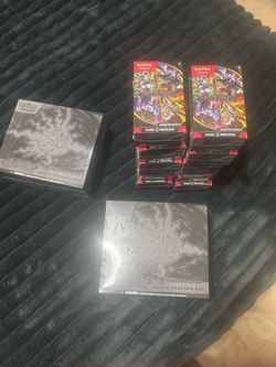 Pokemon Center Pitch Black ETB X2 + 10 Pitch Black Booster Bundles