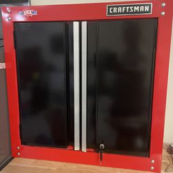 🇺🇸 Craftsman Steel Wall-mounted Garage Cabinet in Red