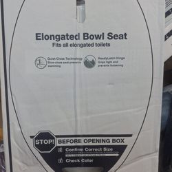 Toilet Elongated Bowl Seat