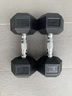 30lbs dumbells set weights