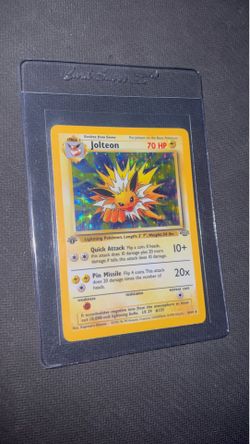 Pokemon Cards First Edition Jungle Jolteon