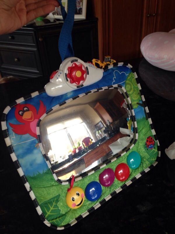 Baby Einstein music and flashing lights car mirror