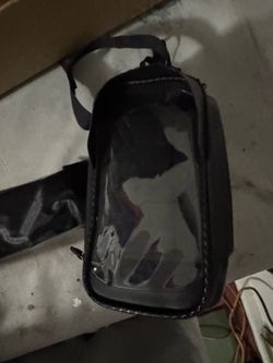 PLBIKE Hard Shell Waterproof Bike Saddle Bag / Seat Bag - Black EVA Case with Transparent Window