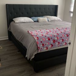 King Size Mattress With Bed Frame And Box Springs