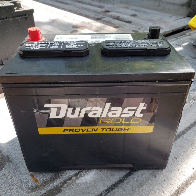 Duralast Gold Car Truck Battery Group 24F Perfect Condition 1yr Warranty