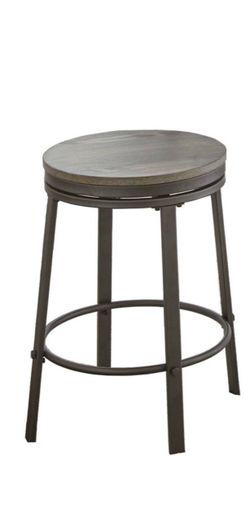 Industrial Metal Backless Counter Stool
