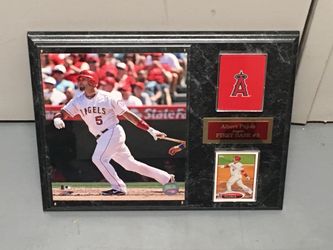 Albert Pujols #5 8 x 10 photo and plaque
