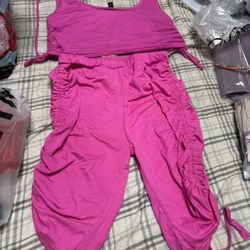 Crop Top With Caprice Stretch, Hot Pink