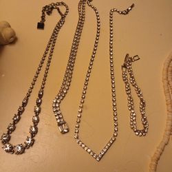 costume jewelry diamond look