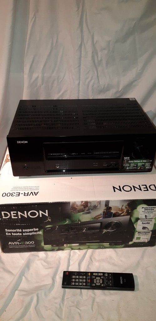 Denon AVR-E300 5.1 Surround Sound Receiver