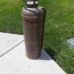 Antique Fire Extinguisher 1800s