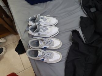 Jordan Spizikes And Blue And Grey Air Forces