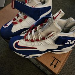 Ken Griffey, Red/White/Blue, Size 5.5Y