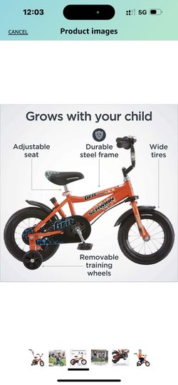 Schwinn 12 grit steerable bike hot sale