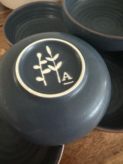 Anthropologie Ripple Snack Bowls (6 bowls)