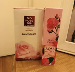 Biofresh Hand cream ROSE of Bulgaria + Organic ROSE water concentrate