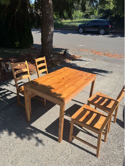 IKEA table and chairs