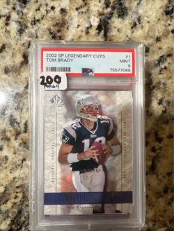 Tom Brady 2002 SP Legendary Cuts PSA 9 Mint