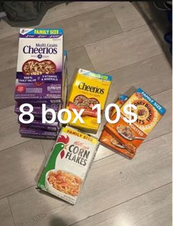 Cereal      8box 10$     Cheerios