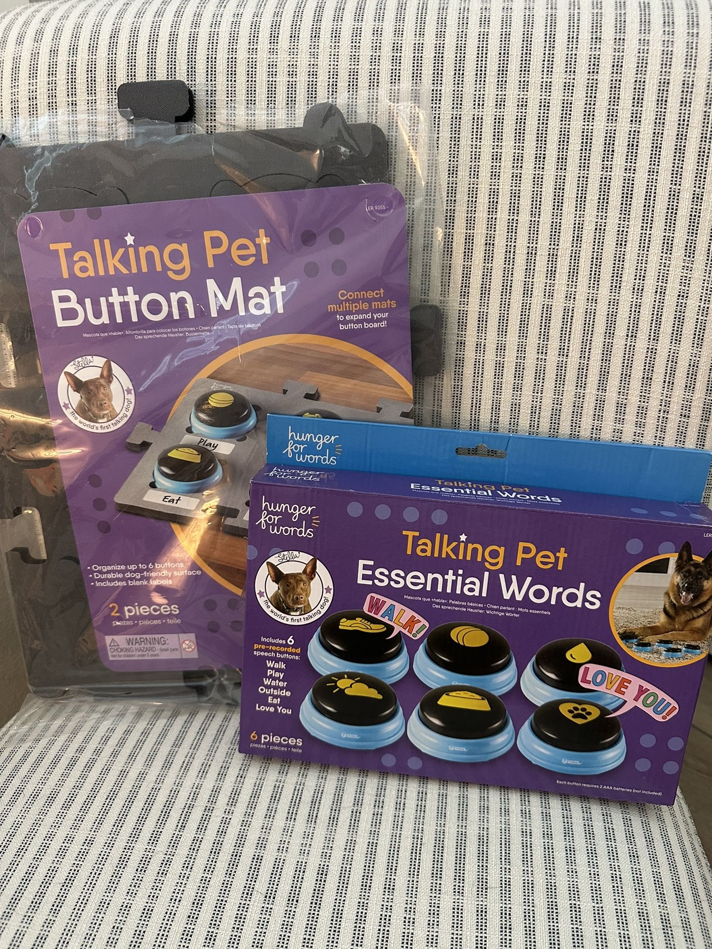 Pet Talking Buttons And Mat