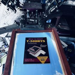 Silk Screen T-Shirt Printing Equipment ANTEC 4 color station press - HARCO conveyor dryer