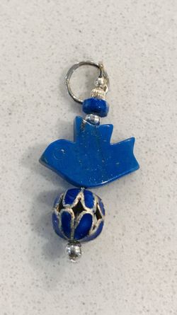 Lapis Lazuli Bird Pendant