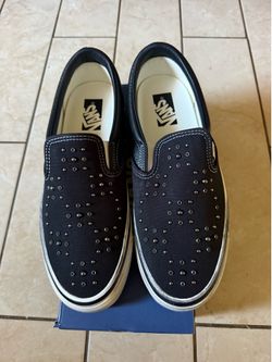 Vans LX Classic slip ons Pearlized Pack Blackout 9M 10M