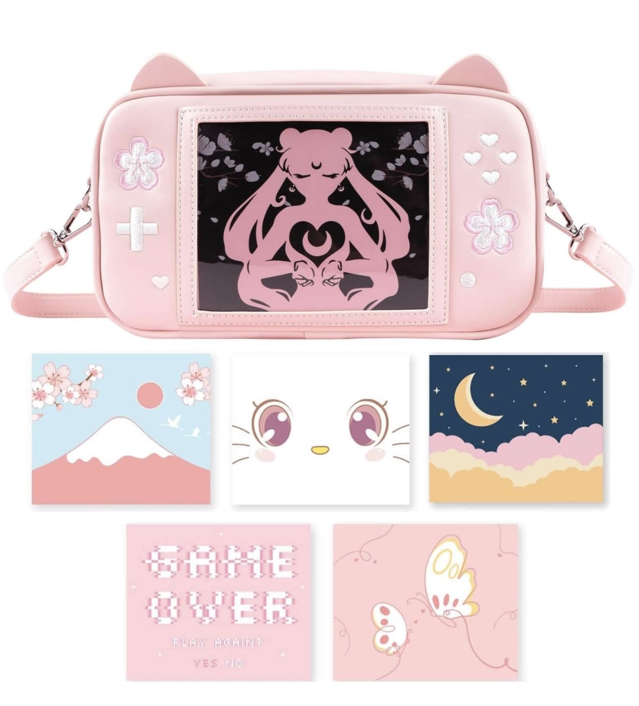 Sakura Game Purse Kawaii Pink