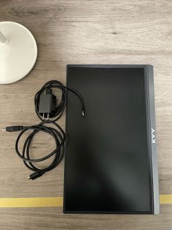 KYY screen monitor come with stand and hdmi cable.