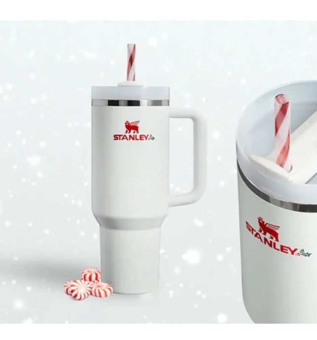 Stanley Mistletoe Twist Quencher H2.0 Flowstate Tumbler | 40 OZ