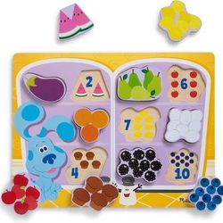 Melissa & Doug Blue's Clues & You! Wooden Chunky Puzzle - Fridge Food (10 Pieces) ⭐️NEW⭐️ CYISell