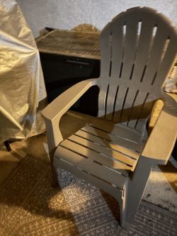 Two Adirondack Chairs