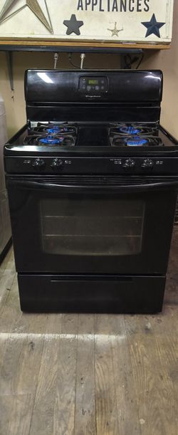 Frigidaire Black 4 Burner Gas Range