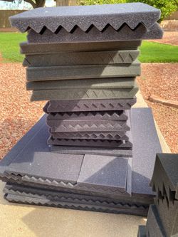 Acoustic Foam Panels Mixed Lot