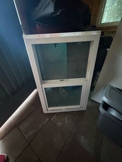 Window with white frame