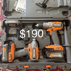 Ridgid Impact Driver Hammer Drill 