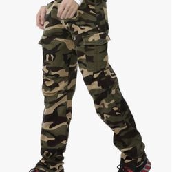 Men's 8-Pocket Thermal Fleece Lined Overalls, Outdoor Casual Pants