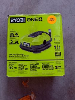 Ryobi dual inflator