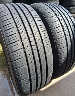 205/55R16 91V Pair of 2 Tires, 95% Tread Life!