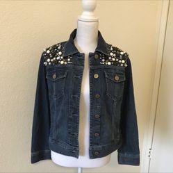 New With Tags Chico’s Jean Jacket