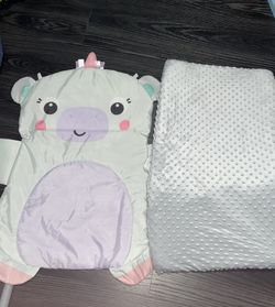 Diaper Changing Mat With Cover And Tummy Time Mat