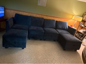 Navy Blue Couch