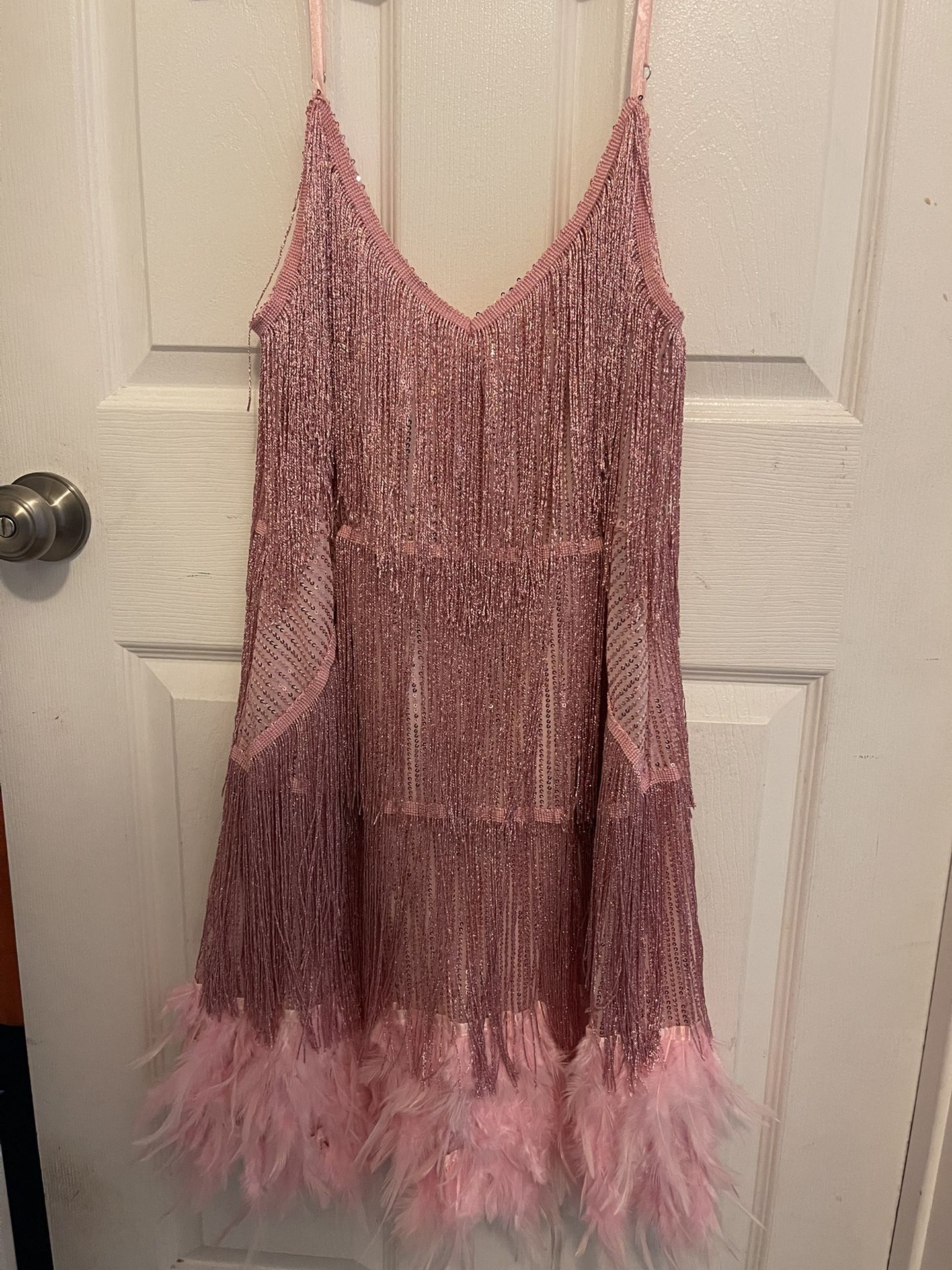 Women’s Feather Flapper Dress 