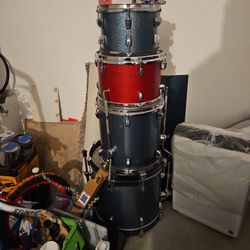 Ludwig Breakbeats And Yamaha Custom tom