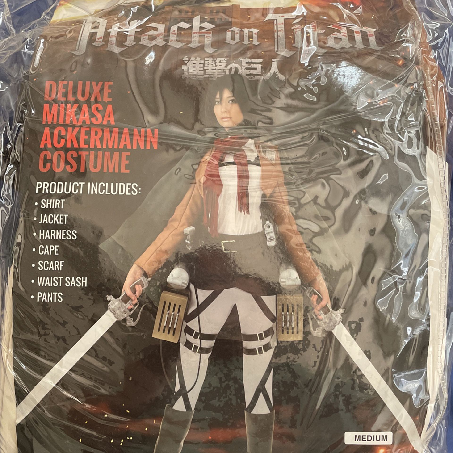 Attack On Titan Mikasa Costume 