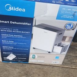 Midea Smart Dehumidifier, 4,500 Sq Ft W/ Pump