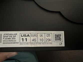 Jordan Air Ship PE Sp Size 11